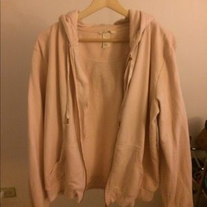 H&M warm, comfy zip up drawstring hoodie